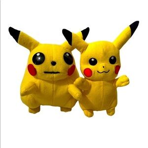 Pikachu Plush Toys - set of 2 different sizes